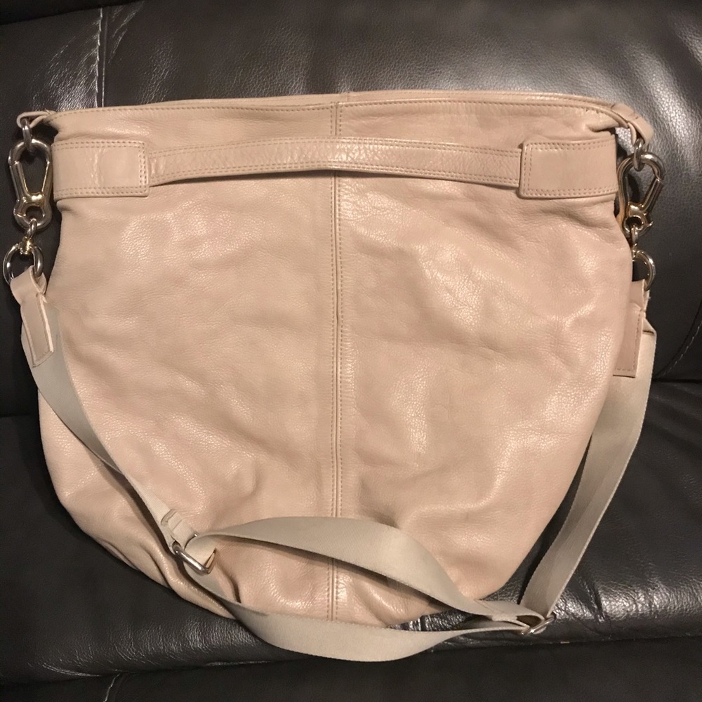 Liebeskind Beige Leather Bucket Tote/Shoulder Bag
